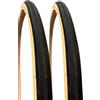 ECOVELO 2 COPERTONI 700 X 28 C PNEUMATICI NERO PARA SLICK PER BICICLETTA ADULTO 28"-622 VINTAGE STRADALE BICI DA CORSA