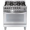 Lofra PG86MFT/C Cucina Gas 5 Fornelli con forno Elettrico da 80 cm Acciaio inox