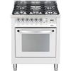 Lofra P76GVT/C Cucina Gas 5 Fornelli con forno Electric,Natural gas da 70 cm Bianco