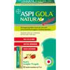 Aspi Gola Natura Junior Sciroppo Per Bambini Per Mal di Gola e Tosse Gusto Vaniglia e Fragola 16 Bustine da 5ml