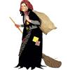 Ciao Vecchia Befana costume travestimento unisex adulto (Taglia unica) con maschera