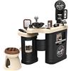 Smoby - Barber Shop, 7600320243, + 3 Anni, 3 Aree Gioco, 19 Accessori Inclusi