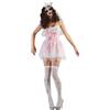 Ciao Sposa Zombie Insanguinata costume travestimento ragazza donna adulto (Taglia unica 40-42)