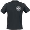Cobra Kai White Patches Uomo T-Shirt Nero M 100% Cotone Regular