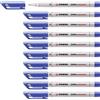 STABILO - Marcatore - OHPen universal Cancellabile | Tratto Fine (0,7 mm), Confezione da 10, Blu