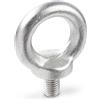 Ganter Normelemente DIN 580-M8-NI, vite ad anello in acciaio inox, argento, filettatura M8