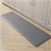 Carvapet Antiscivolo Tappetino da Cucina Anti-Fatica Stuoie in Piedi Spessore 20mm Tappetini da Cucina PVC impermeabile Tappeto da Cucina(Grigio,44x152cm)