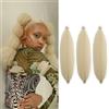 Dsoar Capelli Afro Twist Springy 16 Pollici 3 Confezioni Capelli Intrecciati Marley Pre-separati Afro Kinky Capelli Estensioni Capelli all'Uncinetto per Donne 8 Fili/Confezione