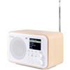 Audizio Milan DAB+ Radio BT FM Batt White