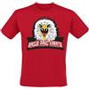 Cobra Kai Eagle Fang Karate Uomo T-Shirt Rosso XL 100% Cotone Regular