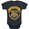 Harry Potter Hogwart's Crest Unisex Body nero 80/86 100% cotone