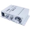 DollaTek LP-V3S 25Wx2 Amplificatore + Protezione Ritardata HiFi con Alimentazione 5A Compatibile con Computer, Cellulari o Lettori MP3 DAC ecc - Argento
