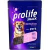 Prolife Snack Sensitive Pork 90g grain free al maiale per cani