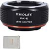 PHOLSY Manuale Adattatore per Lente: Compatibile con Obiettivi Pentax K e Corpo Fotocamera Sony E (NEX), PK su E