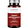 NUTRALIE Ferro Liposomiale 30mg para Stanchezza e Affaticamento | Acido Folico + Vit C, B6, B12 e A - Integratore di Ferro - 60 Capsule Liposomal Iron Nutralie