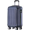 TRVLMORE Trolley Bagaglio a Mano 55x40x20 - Valigia Bagaglio a Mano 55x40x20 - Valigia 10 kg - Valigie Trolley - Valigia Piccola - Trolley da Cabina - Trolley da Viaggio - Blu