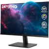Konix Monitor gaming Nebula 24 PC, PS5, Switch 2, Xbox - Full HD 1 080 px - 120 Hz - 4 ms - FreeSync - HDMI 2.0 - DisplayPort - Pannello IPS