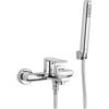 Jacuzzi Gruppo vasca esterno con doccia duplex Jacuzzi | rubinetteria Twilight ottone cromato 0TI00002JA03
