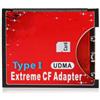 Firstwin Adattatore per schede di memoria da SD, SDHC, SDXC a CF Compact Flash Tipo I da 16/32/64/128 GB