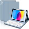 TENGWUDZ iPad 10 Generazione Tastiera Custodia 10.9"2022, Italiano QWERTY Rimovibile Bluetooth Tastiera per iPad 10 Generazione / (A16) 11 Generation (11 /10.9 pollici, 2025/2022)
