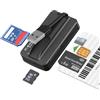 Bawanfa Pro 6 in 1 Lettore Smart Card Tessera Sanitaria ISO7816, Lettore SIM Card, Supporto Firma Digitale, Lettore Schede SD e Lettore Micro SD, Lettore MS, Lettore M2,Lettore SIM Card per SIM/ID/IC/Chip Card