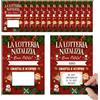 KAÏDENSÏ Gratta e Vinci Personalizzato Natale - La Lotteria Natalizia -12 Gratta e Scopri Idea Regalo Natale Originale Bambini - Gadget Idee Regali Divertenti Originali - Bigliettini di Auguri Grattabili