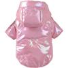 WEVGOUO Cappotti invernali Piumino Giacca con cappuccio Pullover Giacca in pile per cani piccoli cucciolo di gatto caldo morbido soffice Chihuahua Yorkshire (rosa, XXL:6-8 kg/circonferenza petto: 50 cm)