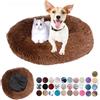 Ryanbem Cuccia per Cani Rotonda Pelosa - Mantiene Caldo, Lavabile, Antiscivolo - per Cani e Gatti Interni Grandi, Taglia Media, Piccoli - Caffè 40cm