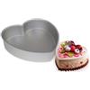 Avilia Teglia in Alluminio Anodizzato a Forma di Cuore 35x7,5cm - Superficie Resistente e Antiaderente Ideale per Preparare Torte e Dolci - Prefetta per Ogni Occasione è Facile da Pulire e Usare