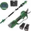 GreenBay TopCut 28 - Forbice elettrica da potatura su asta - 2x 16.8V 2Ah - 150/210 cm