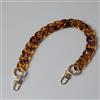 KMERCE Catene da donna in acrilico leopardo, tracolla larga per borsetta, tracolla grande con manico di ricambio per borsa, larghezza 2 cm, lunghezza 40 cm