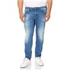 G-STAR 3301 Slim Fit Jeans Uomo, Blu (Authentic Faded Blue 51001-b631-a817), 26W / 30L