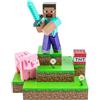 MINECRAFT STEVE DIORAMA LAMPADA 30CM Lampada