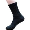 Hirsch Natur, 100% Pura lana in maglia con calza alla caviglia - 5 colori disponibili, Nero, Taglia: 38-39