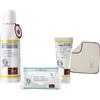 Artsana Fiocchi Di Riso Cofanetto Relax Latte Detergente 140 Ml + Crema Viso 30 Ml Protettiva + Acqua Non Acqua Salviette Deterg