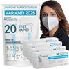 medicinadellavoro.com CLUNGENE - 20 x Tamponi Covid 19 Rapido 2025 Nasale, Kit Rapido Tampone per l'Antigene SARS-COV-2, Validato Nuove Varianti 2025. + Omaggio 10 Mascherine FFP3, (20 TEST + 10 FFP3)