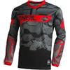 O'NEAL E003-515 Maglia Ragazzi Element Camo V.22, Nero/Rosso, XL