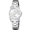 Festina Orologio Donna F20049/1 Swiss Made Classics cassa di Acciaio inossidabile 316l Grigio cinturino in Acciaio inossidabile 316l Grigio