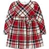 Mayoral Vestito Quadri per Bambine e Ragazze Rosso 9 Anni (134cm)