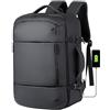 NPLE Bagaglio a Mano Con porta USB 45X31X20 Espansibile per EASYJET Zaino da Viaggio Aereo Borsa da Cabina per Voli, 15 Pollici Zaino Porta PC per Scuola Trekking Lavoro, Zaino Antifurto