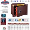 TECHNOMAX CASSAFORTE UNICA KEY UK/4L 27x39x24 HxLxP CON CHIAVE A DOPPIA MAPPA TECHNOMAX UK