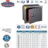 TECHNOMAX CASSAFORTE DK/5L 34X46X24 HxLxP CON CHIAVE A DOPPIA MAPPA TECHNOMAX DK