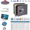 TECHNOMAX CASSAFORTE DD/6L 42X48X28 HxLxP CHIAVE DOPPIA MAPPA + COMBINATORE TECHNOMAX DD