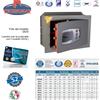 TECHNOMAX CASSAFORTE DD/5 34X46X20 HxLxP CHIAVE DOPPIA MAPPA + COMBINATORE TECHNOMAX DD