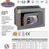 TECHNOMAX CASSAFORTE STK/2 21X27X20 HxLxP COMBINAZIONE ELETTRONICA DIGITALE TECHNOMAX STK