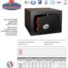 TECHNOMAX CASSAFORTE MTK/3 21X34X30 HxLxP CHIAVE A DOPPIA MAPPA TECHNOMAX MTK