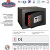 TECHNOMAX CASSAFORTE MTE/3 21X34X30 HxLxP COMBINAZIONE ELETTRONICA MOTORIZZATA DISPLAY A LED TECHNOMAX MTE