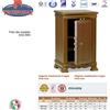 TECHNOMAX CASSAFORTE ESC/950 95X63X55 HxLxP CHIAVE A DOPPIA MAPPA IN LEGNO NOCE VINTAGE TECHNOMAX ESC