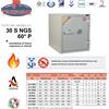 TECHNOMAX ARMADI IGNIFUGHI 30 S NGS 41.4X35.2X43.3 HxLxP PROTEZIONE DOCUMENTI CHIAVE DOPPIA MAPPA TECHNOMAX NGS