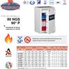 TECHNOMAX ARMADI IGNIFUGHI 80 NGS 83.2X52X52 HxLxP PROTEZIONE DOCUMENTI CHIAVE DOPPIA MAPPA TECHNOMAX NGS